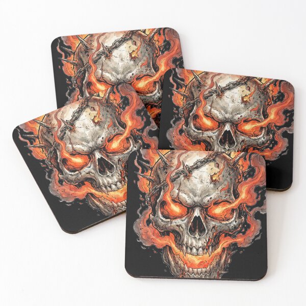 Item preview, Fire in head ghotrider art original designed and sold by Deadv.