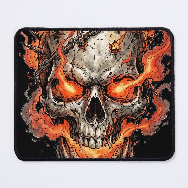Item preview, Fire in head ghotrider art original designed and sold by Deadv.
