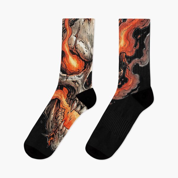 Item preview, Fire in head ghotrider art original designed and sold by Deadv.
