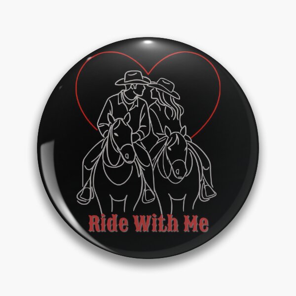 Item preview, Ride With Me – Western Typography Cowboy Couple Love designed and sold by Insidethelines.