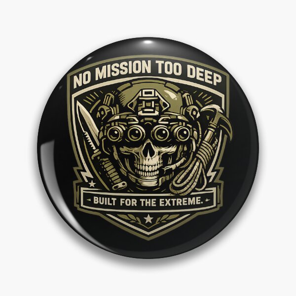 Item preview, NO MISSION TOO DEEP designed and sold by Tactical Override.