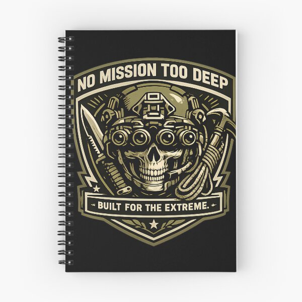 Item preview, NO MISSION TOO DEEP designed and sold by Tactical Override.