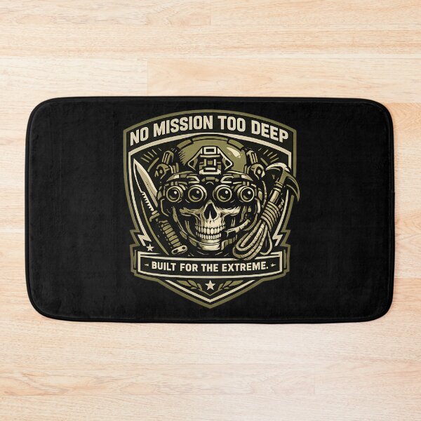 Item preview, NO MISSION TOO DEEP designed and sold by Tactical Override.