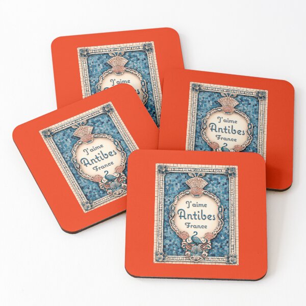 Item preview, J’aime Antibes France – Mediterranean Mosaic Art designed and sold by FrancophileFun.