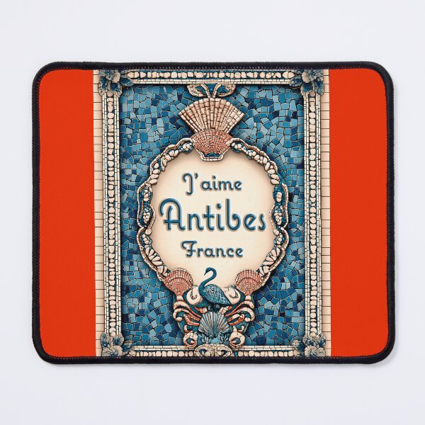 Item preview, J’aime Antibes France – Mediterranean Mosaic Art designed and sold by FrancophileFun.