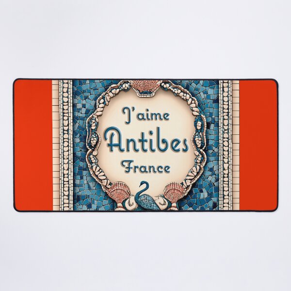 Item preview, J’aime Antibes France – Mediterranean Mosaic Art designed and sold by FrancophileFun.