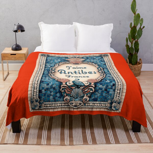 Item preview, J’aime Antibes France – Mediterranean Mosaic Art designed and sold by FrancophileFun.