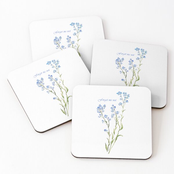Item preview, Forget Me not Botanical Blue Garden Flower designed and sold by countrymouse.