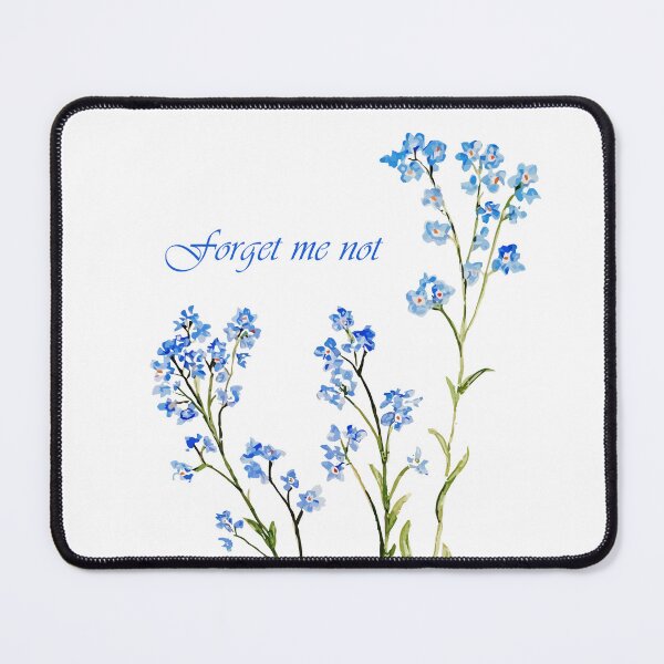 Item preview, Forget Me not Botanical Blue Garden Flower designed and sold by countrymouse.