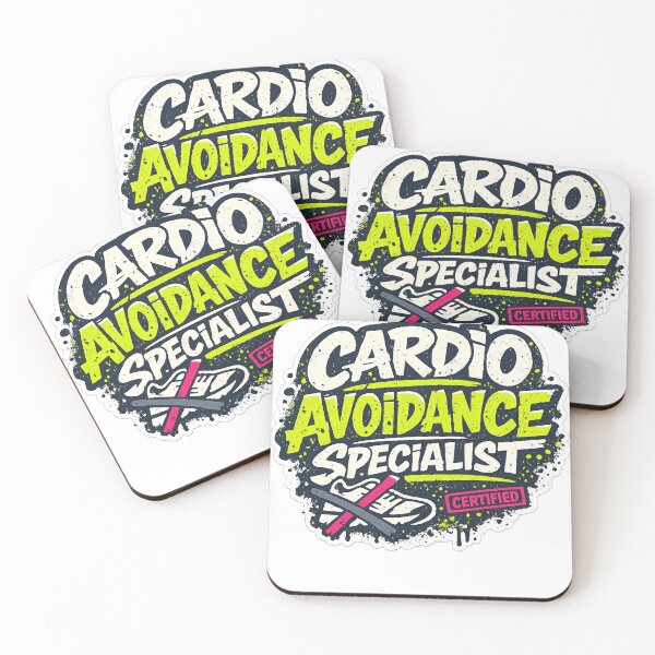 Item preview, Cardio Avoidance Specialist (Certified) Funny Gym Humor designed and sold by BaseSoul.