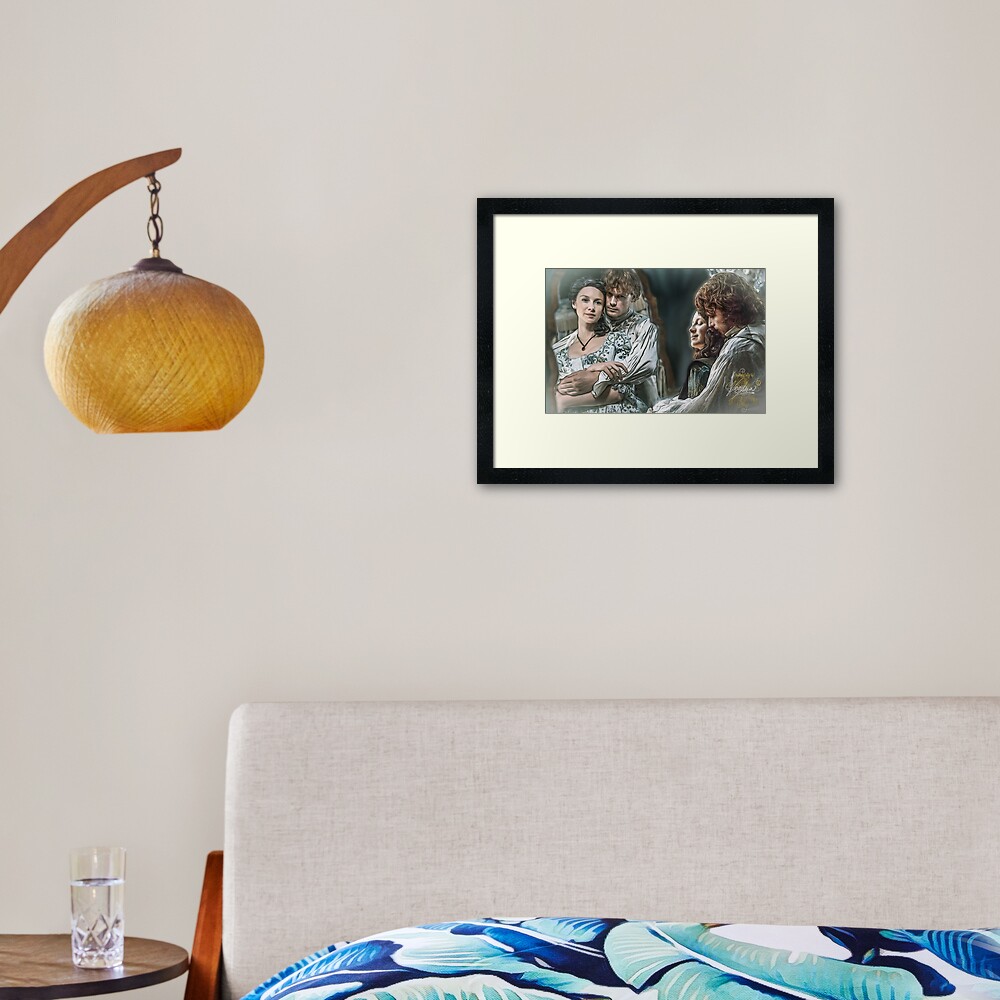 "Liebhaber im Spiegel" Gerahmter Kunstdruck von Vera-Adxer | Redbubble