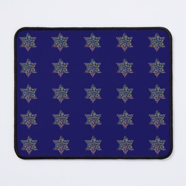 Item preview, Star of David colorful Pattern designed and sold by DigitalGemArt.