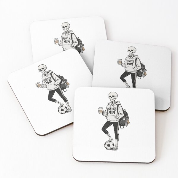 Item preview, Soccer Mom Skeleton – Funny Sports Mom Halloween Design designed and sold by truongloc246.