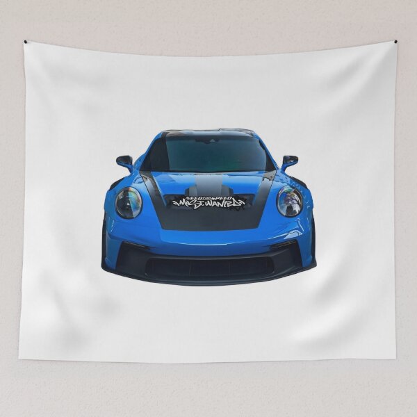 Item preview, Blue Front View Sports Car Sticker  designed and sold by Artuer69.