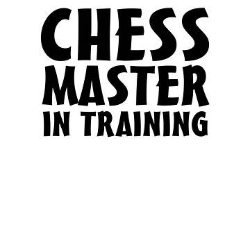 Artwork thumbnail, Chess Master In Training by TeeTimeGuys