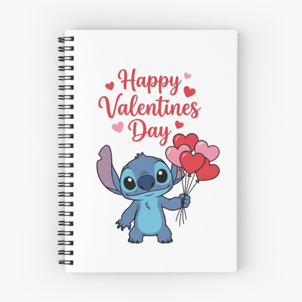 Item preview, Happy Valentines Day, cute stitch with love hearts designed and sold by nicnacc.