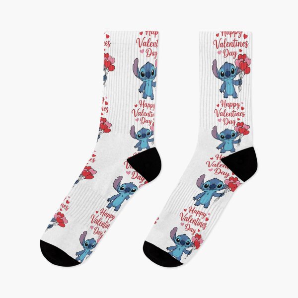 Item preview, Happy Valentines Day, cute stitch with love hearts designed and sold by nicnacc.