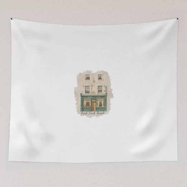 Item preview, Irish Luck Inside Irish pub vintage illustration designed and sold by StormArte.