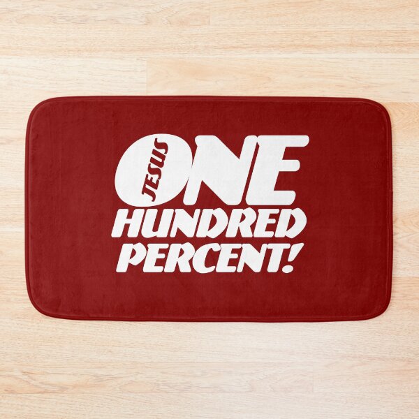 Item preview, ONE Hundred Percent! Jesus (White) designed and sold by gstrehlow2011.