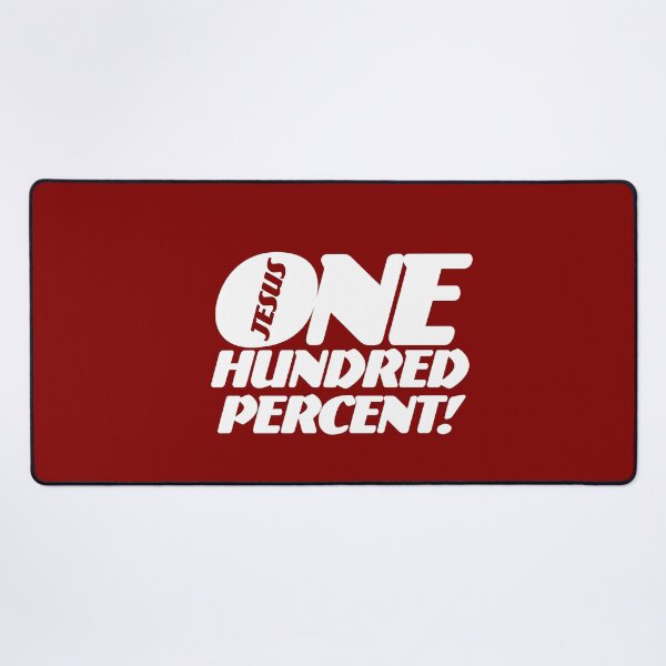 Item preview, ONE Hundred Percent! Jesus (White) designed and sold by gstrehlow2011.