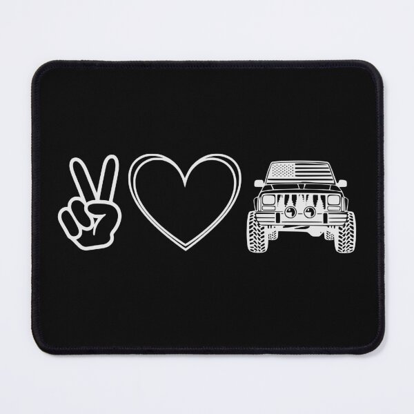 Item preview, Cherokee XJ Peace and Love designed and sold by Off-Road-Zone.