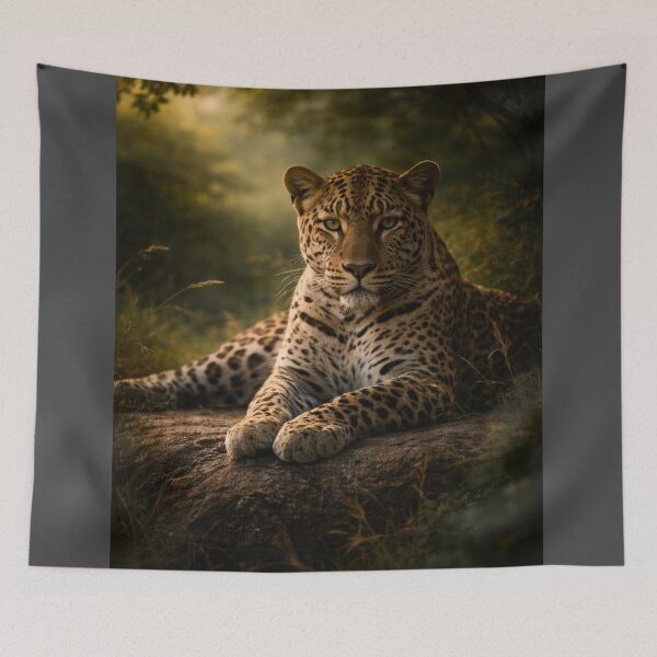 Item preview, Yala Silent Leopard – Calm Power of Sri Lanka designed and sold by Ceylon Luxe Collections.