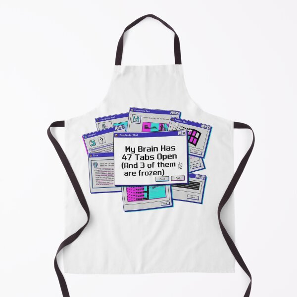 Item preview, Funny ADHD Brain 47 Open Tabs Quote designed and sold by KRYO ARTS.