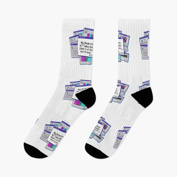Item preview, Funny ADHD Brain 47 Open Tabs Quote designed and sold by KRYO ARTS.