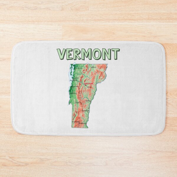 Item preview, Vermont State Topographic Map Art designed and sold by mashmosh.