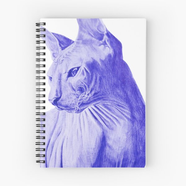 Artikelvorschau, Sphynx-Katzen-Stiftkunst-Porträt entworfen und verkauft von studioelise.