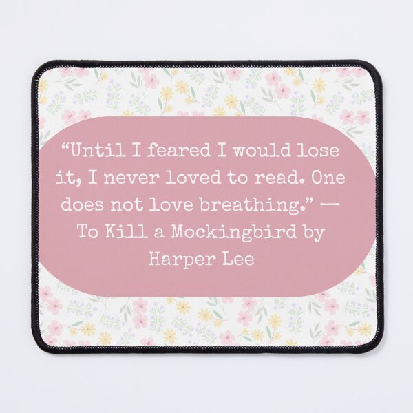 Item preview, Floral "To Kill a Mockingbird" Quote Tapestry - English Classroom & Library Decor designed and sold by theintentionalteacher.