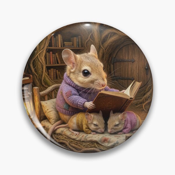 Item preview, Baluchistan Pygmy Jerboa Reads Bedtime Story designed and sold by Tridentulus.
