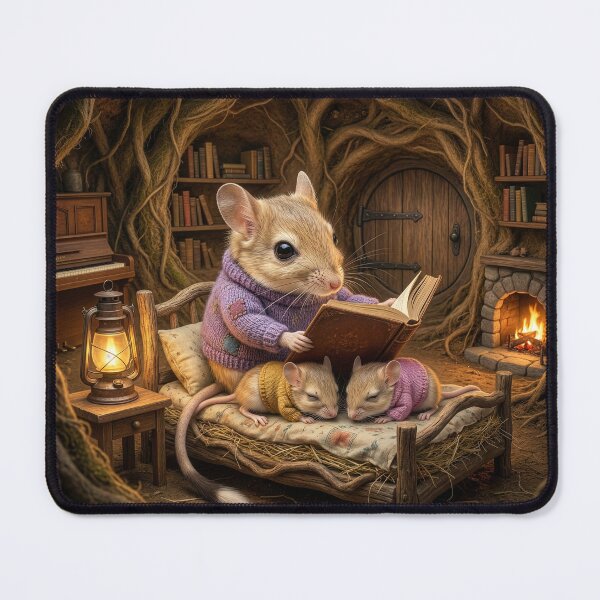 Item preview, Baluchistan Pygmy Jerboa Reads Bedtime Story designed and sold by Tridentulus.