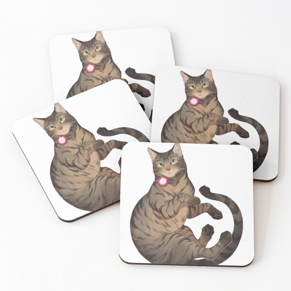 Item preview, Tabby cat with collar designed and sold by Majuve.