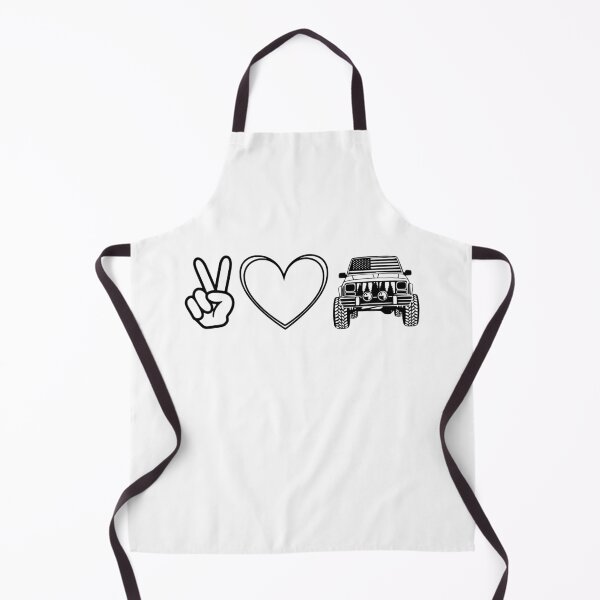 Item preview, Cherokee XJ Peace and Love Black designed and sold by Off-Road-Zone.