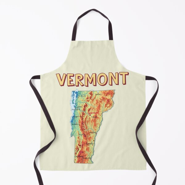 Item preview, Vermont State Topographic Map - Vintage Relief Art designed and sold by mashmosh.