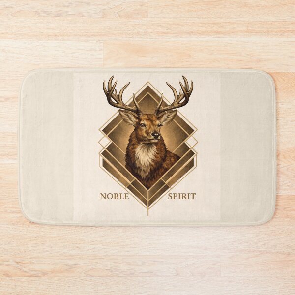 Item preview, Stag – Noble Spirit | Geometric Wildlife Emblem designed and sold by GeoWild Designs.