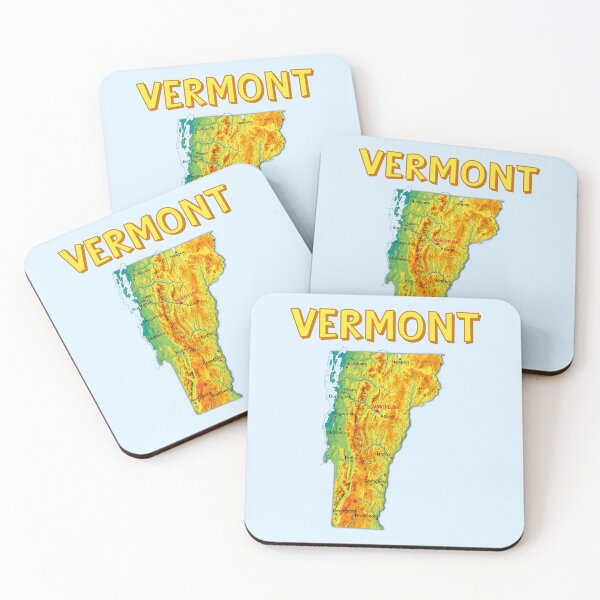 Item preview, Vermont Mountains & Valleys - Vintage Relief Map designed and sold by mashmosh.