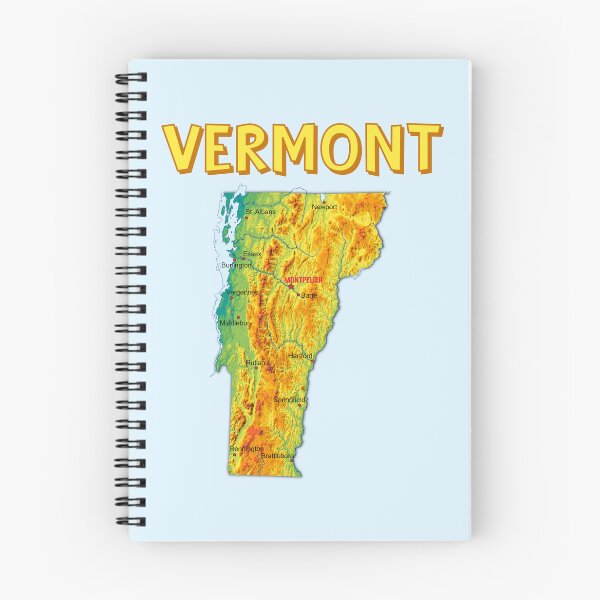 Item preview, Vermont Mountains & Valleys - Vintage Relief Map designed and sold by mashmosh.