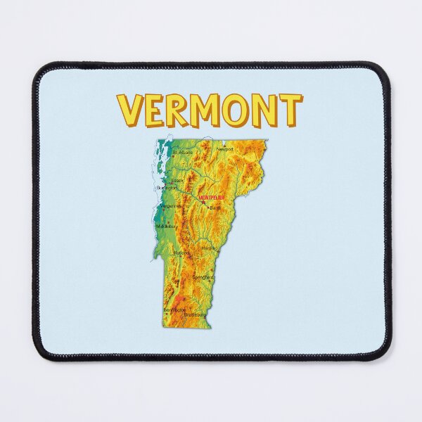 Item preview, Vermont Mountains & Valleys - Vintage Relief Map designed and sold by mashmosh.