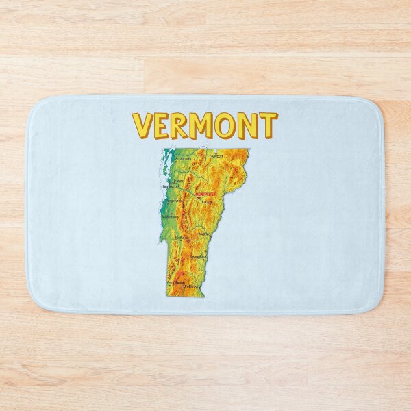 Item preview, Vermont Mountains & Valleys - Vintage Relief Map designed and sold by mashmosh.