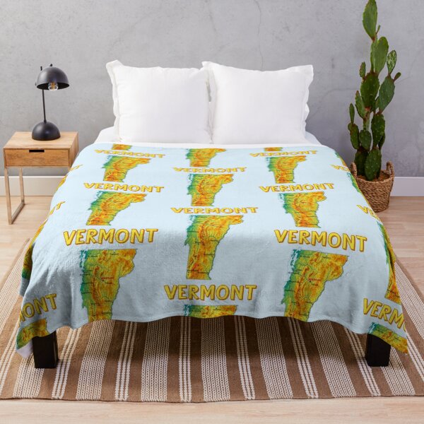 Item preview, Vermont Mountains & Valleys - Vintage Relief Map designed and sold by mashmosh.