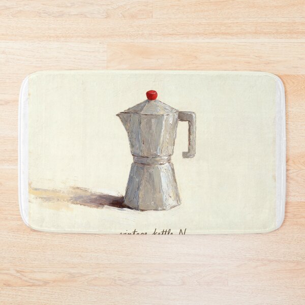 Item preview, Vintage Moka Pot Wall Art – Minimalist Coffee Illustration, Retro Kitchen Decor Print designed and sold by AbstractAuraArt.