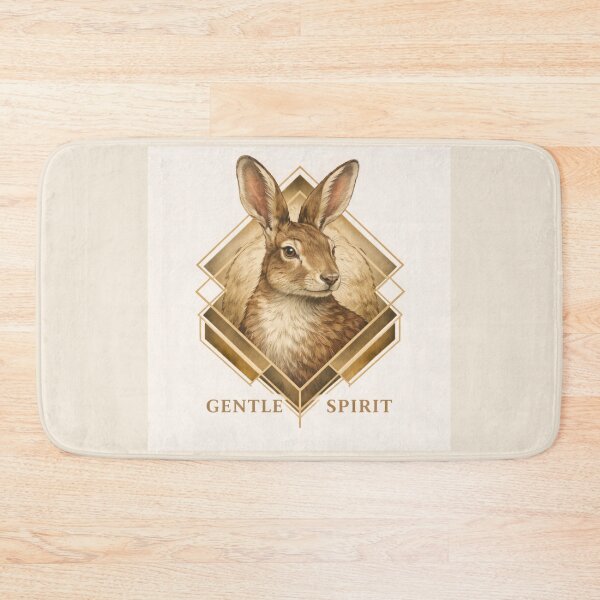 Item preview, Hare – Gentle Spirit | Geometric Wildlife Emblem designed and sold by GeoWild Designs.