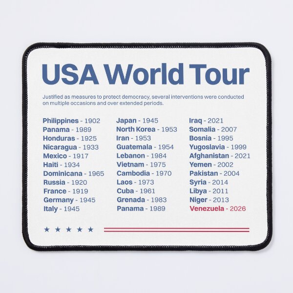 Item preview, USA World Tour designed and sold by jugoplakat.