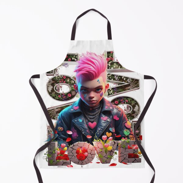 Item preview, Pink Punk Heart: Floral Rebellion Art designed and sold by newvisionart191.