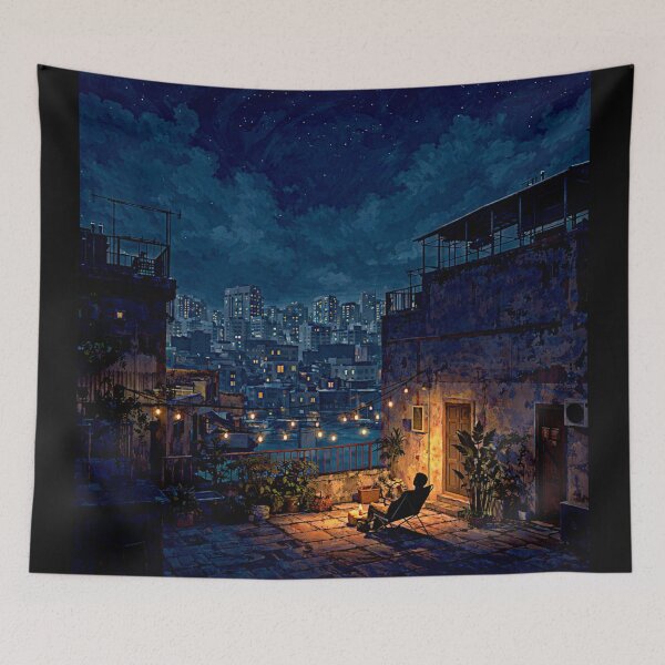 Item preview, Urban Serenity Through the Rooftop#1 designed and sold by Helios Be. Lavsh.