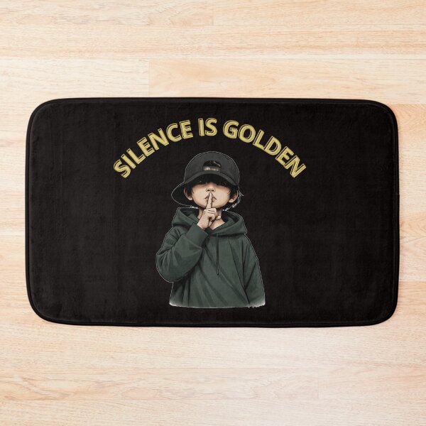 Item preview, Silence Is Golden - Bold Statement Tee designed and sold by zbigniewcz.