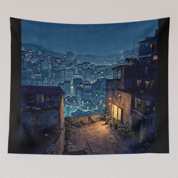 Item preview, Urban Serenity Through the Rooftop#2 designed and sold by Helios Be. Lavsh.
