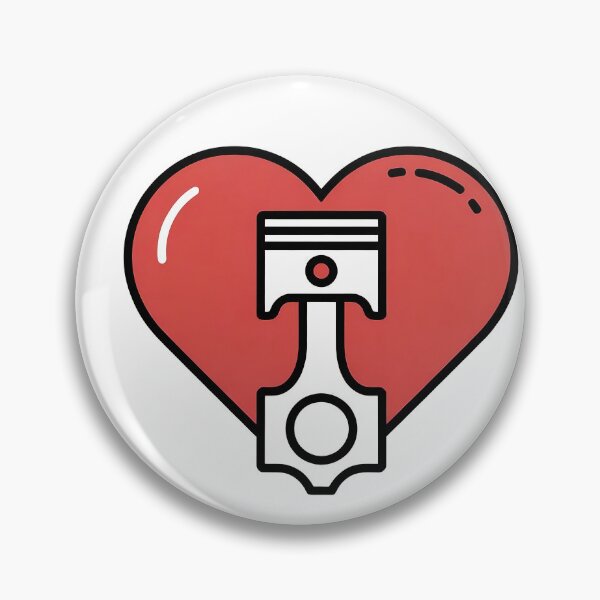 Item preview, Piston Heart – Valentine Essential designed and sold by MotorVibe11.
